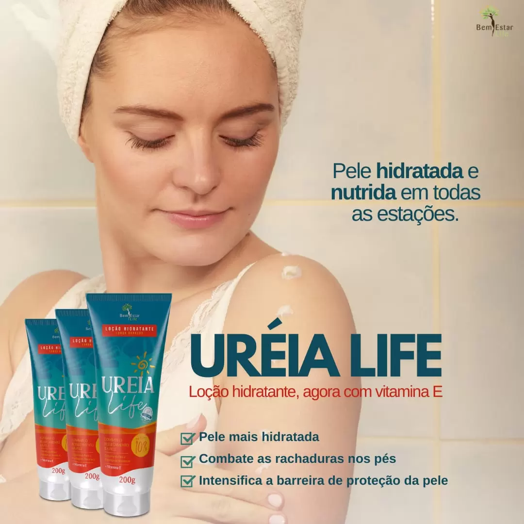 NEW UREIA LIFE (10% DE UREIA, MANTEIGA DE MURUMURU E CASTANHA DO PARÁ)