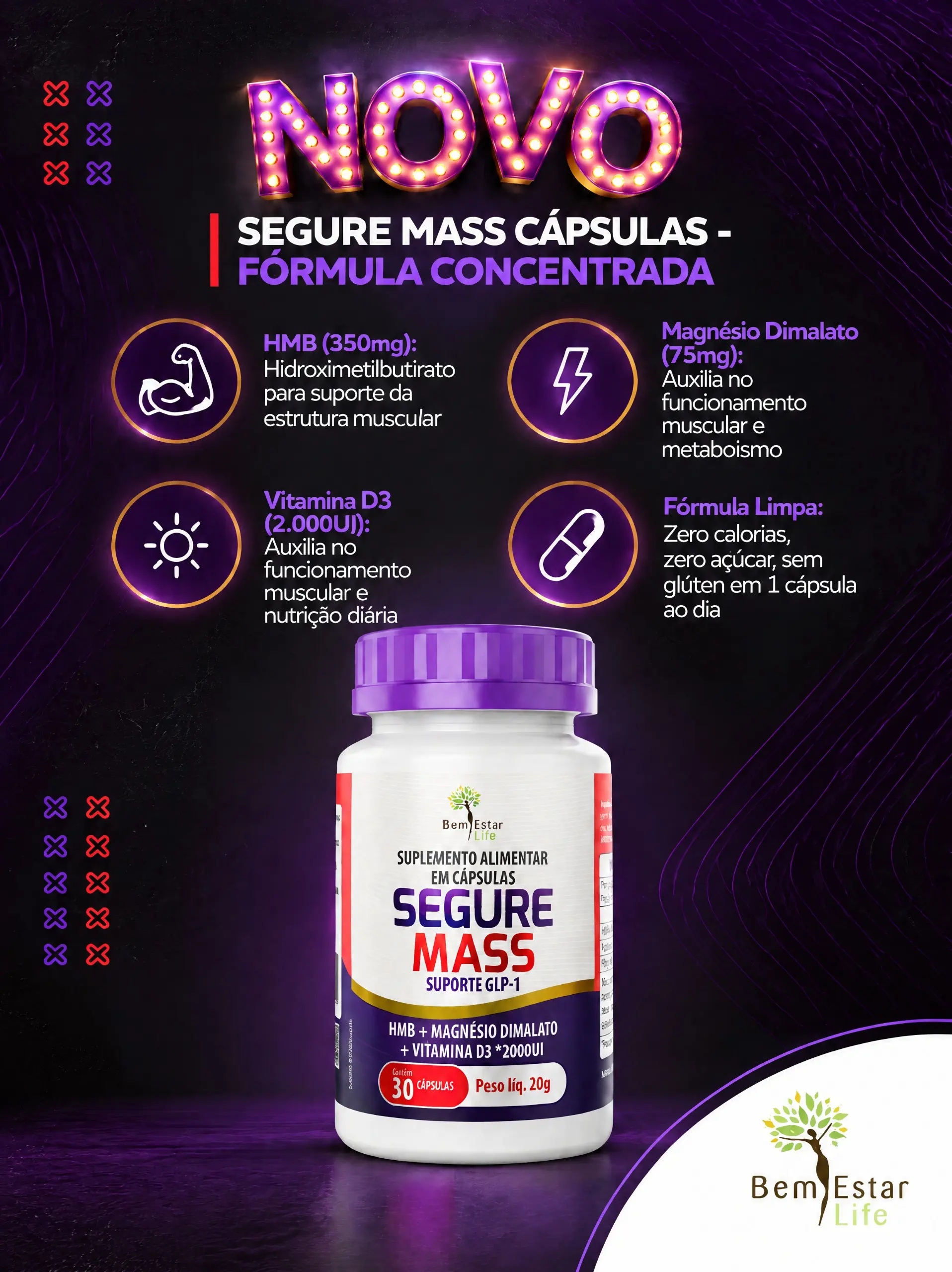 SEGURE MASS - 30 CAPSULAS SEGURE MASS - 30 CAPSULAS